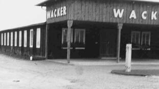 Premier atelier de forge "Wacker" à Dresde, fondé en 1848.