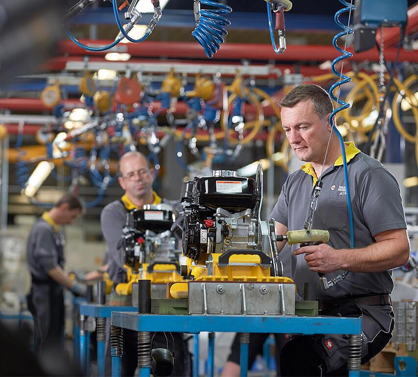 Le site de production Wacker Neuson à Reichertshofen, Allemagne